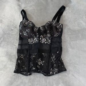 VS corset like top.